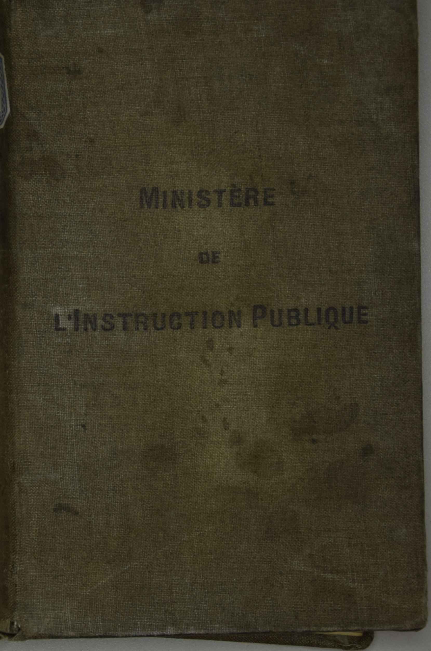 Ministère de l'instruction publique