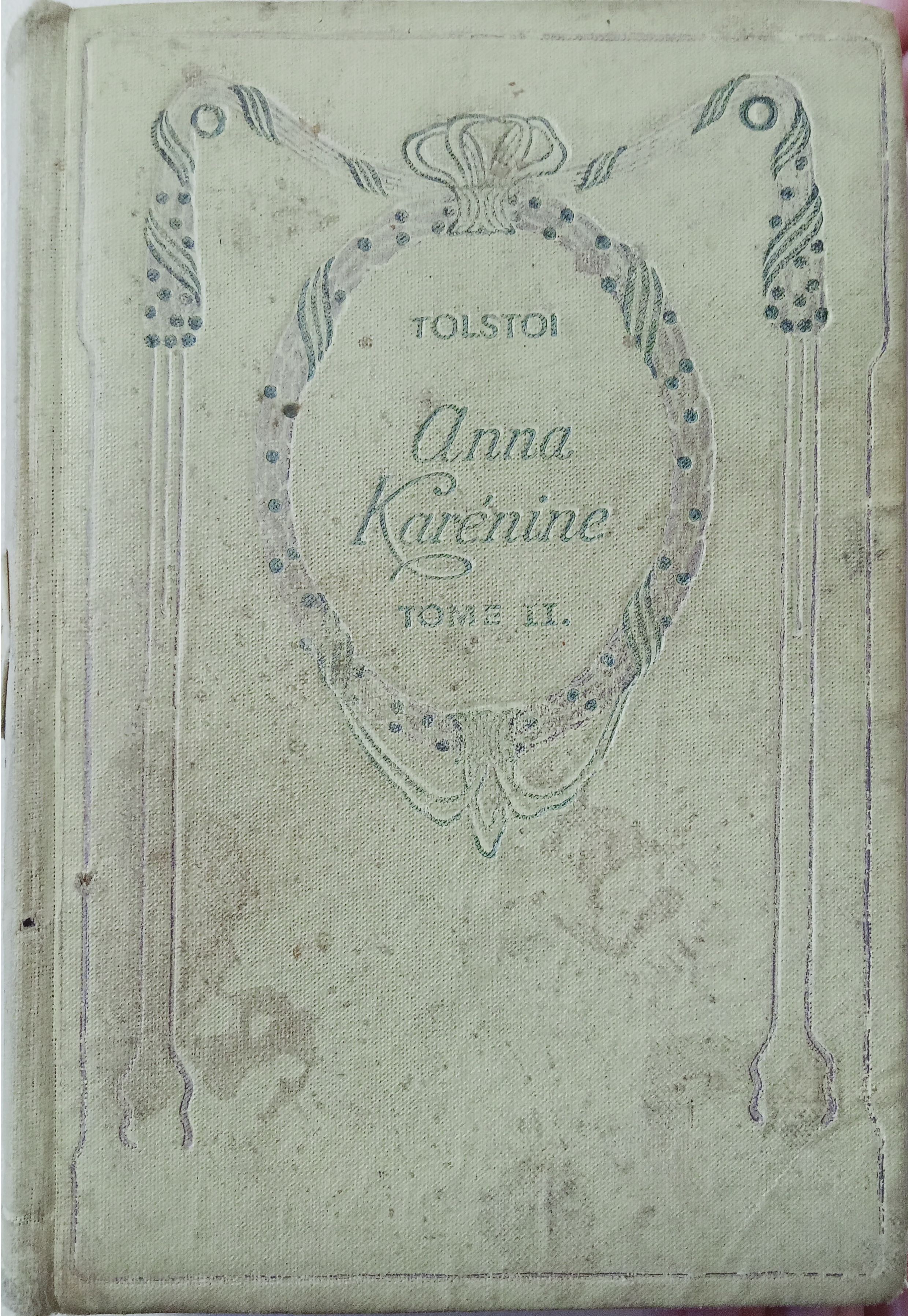 Plat de l'ouvrage : Anna Karénine, tomme deux