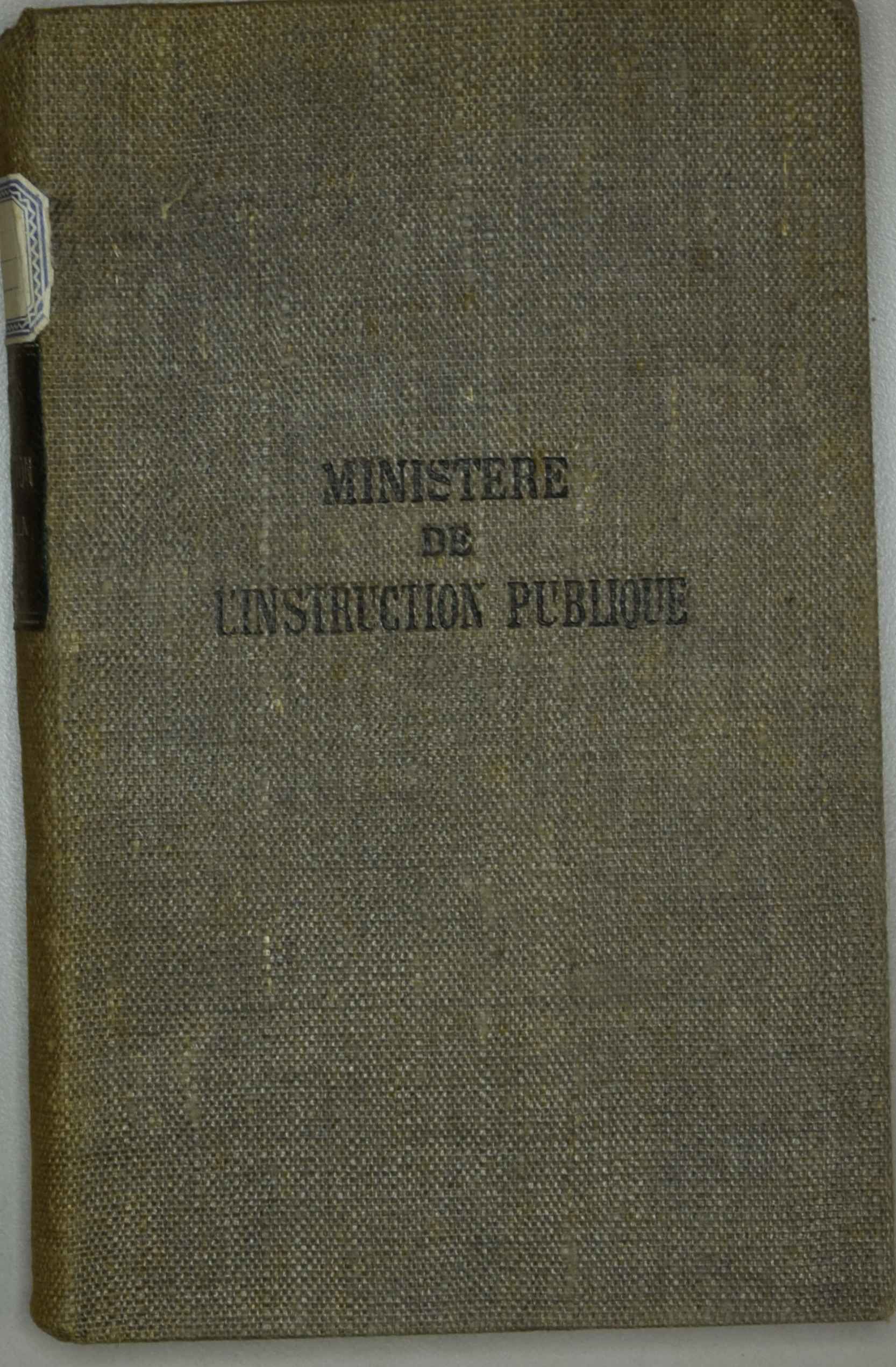 Ministère de l'instruction publique