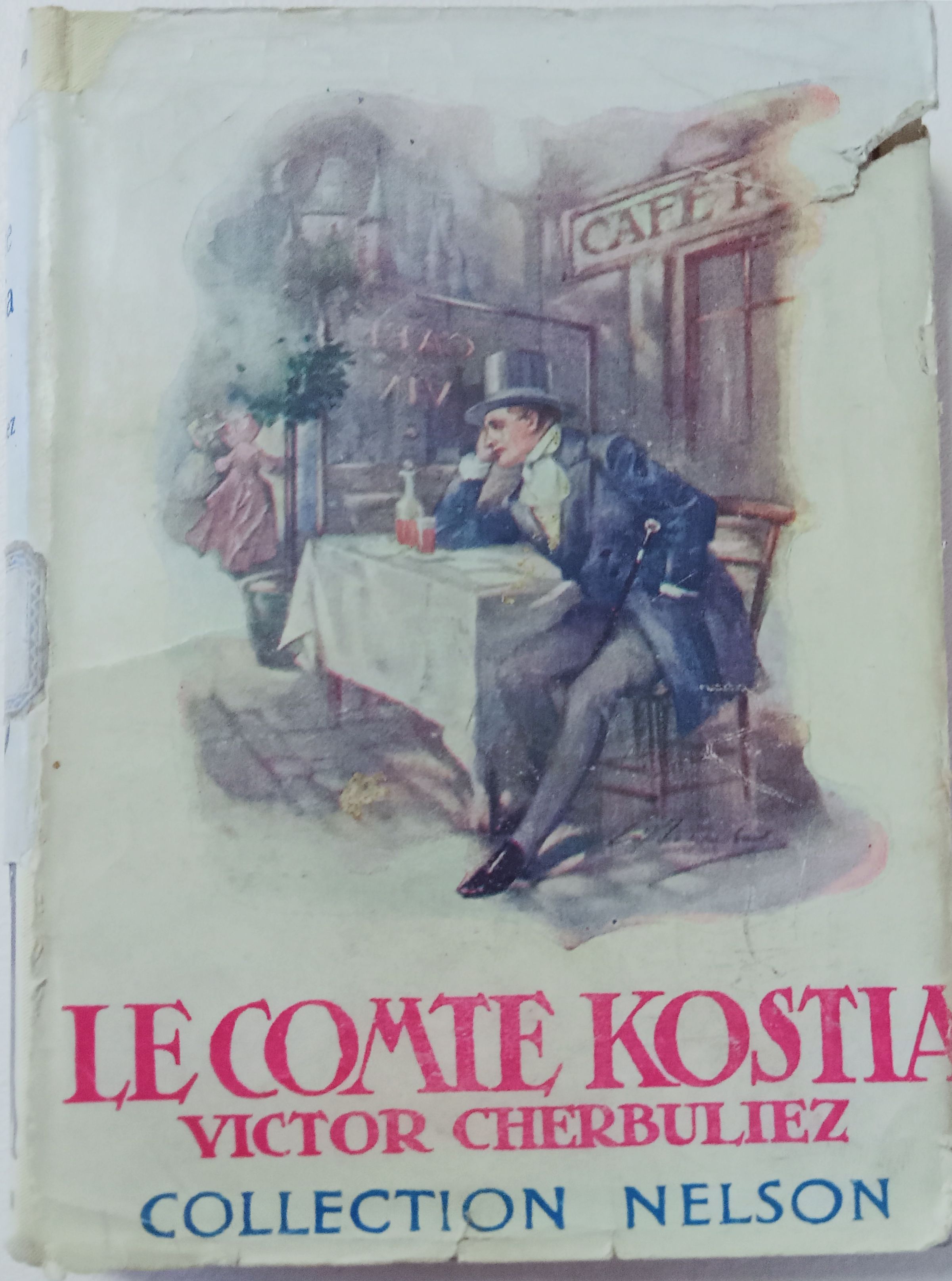 Plat de l'ouvrage : Le Comte Kostia, Victor Cherbuliez